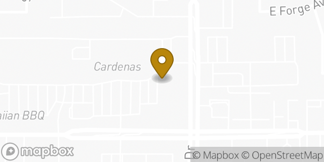Map showing the location of Buffalo Wild Wings in Mesa, AZ 85204
