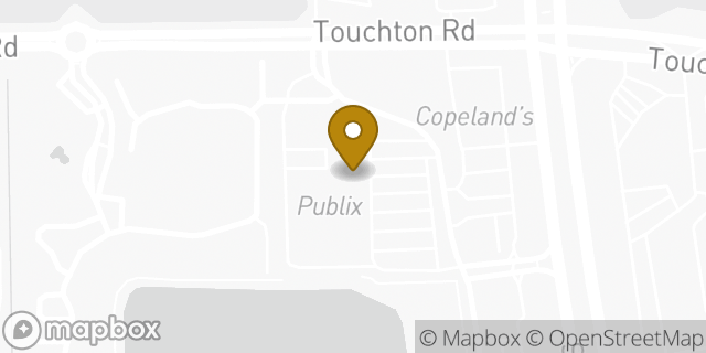 Map showing the location of The UPS Store in Jacksonville, FL 32216