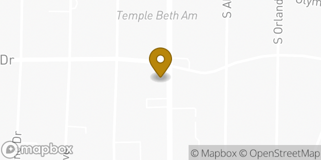 Map showing the location of Hertz in Los Angeles, CA 90035