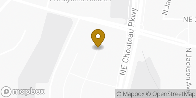 Map showing the location of ATM Target in Kansas City, MO 64117