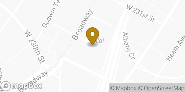 Map showing the location of Amazon Locker - Ashish in Bronx, NY 10463
