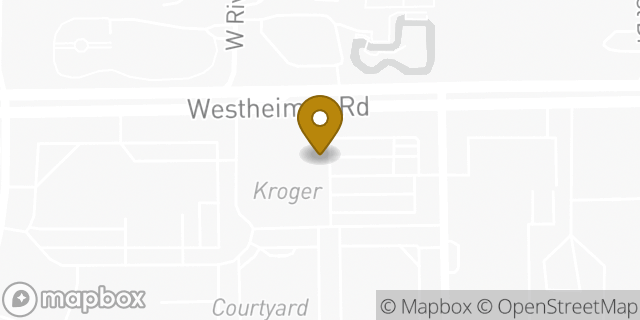 Map showing the location of Starbucks in Houston, TX 77042