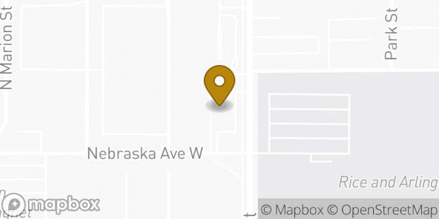 Map showing the location of AutoZone in St Paul, MN 55117