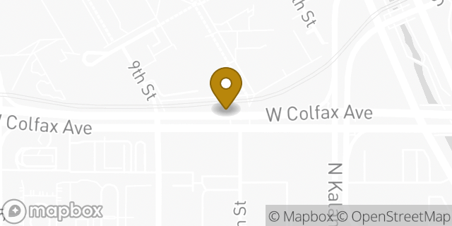 Map showing the location of ATM Cccs - Community College Of Denver in Denver, CO 80204