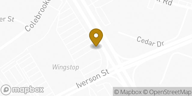 Map showing the location of Chipotle Mexican Grill in Camp Springs, MD 20748