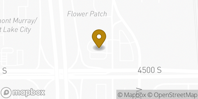 Map showing the location of McDonald's in Murray, UT 84107