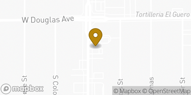 Map showing the location of Sonic Drive In in Wichita, KS 67213