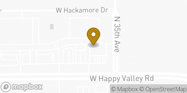 Map showing the location of Amazon Locker - Corrigan in Glendale, AZ 85310