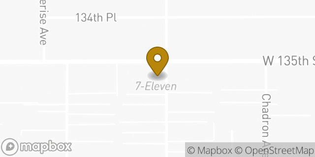 Map showing the location of Amazon Locker - Cotulla in Hawthorne, CA 90250