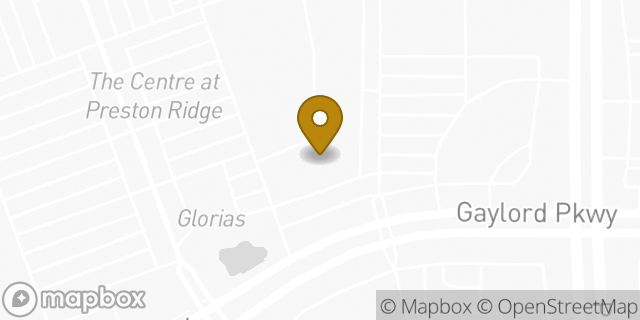 Map showing the location of Buffalo Wild Wings in Frisco, TX 75034