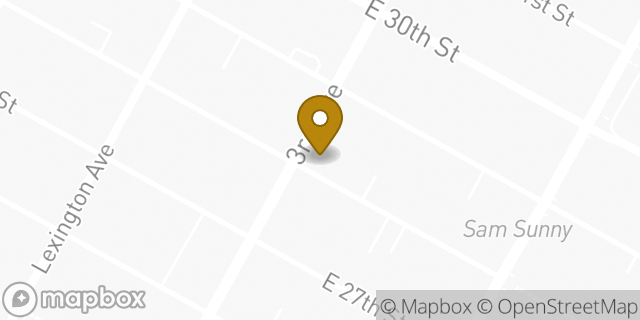 Map showing the location of Amazon Locker - Paul in New York, NY 10016