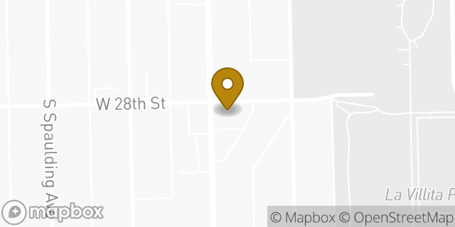 Map showing the location of Baskin-Robbins in Chicago, IL 60623