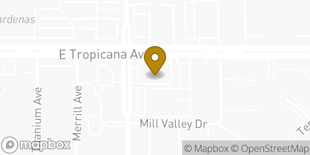Map showing the location of 7-Eleven in Las Vegas, NV 89121