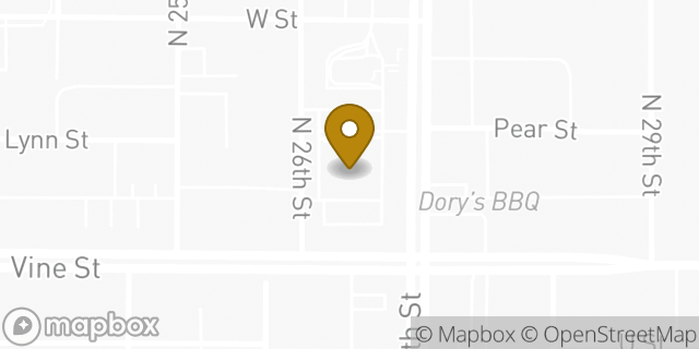 Map showing the location of ATM Walgreens in Lincoln, NE
