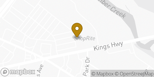 Map showing the location of Amazon Locker - Sawyer in Brooklawn, NJ 08030