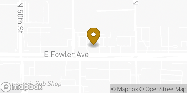 Map showing the location of Chipotle Mexican Grill in Tampa, FL 33617