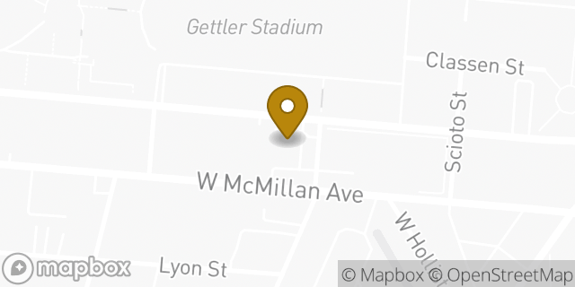 Map showing the location of Subway in Cincinnati, OH 45219
