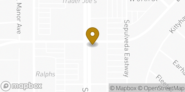 Map showing the location of Citibank in Los Angeles, CA