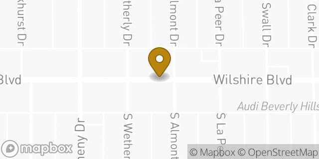 Map showing the location of Kaiser Permanente in Beverly Hills, CA 90211