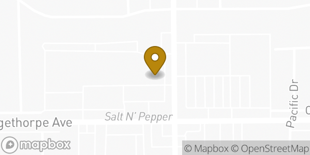 Map showing the location of AutoZone in Fullerton, CA 92833