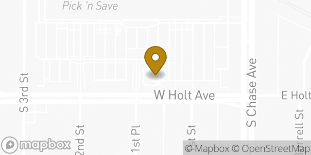 Map showing the location of Starbucks in Milwaukee, WI 53207