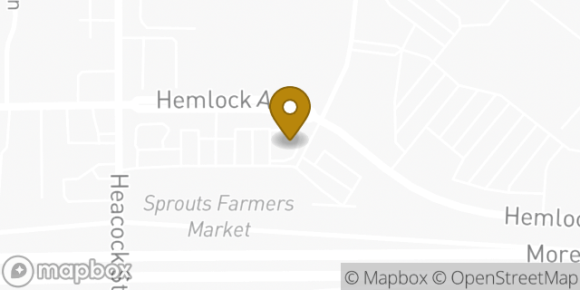 Map showing the location of Starbucks in Moreno Valley, CA 92557