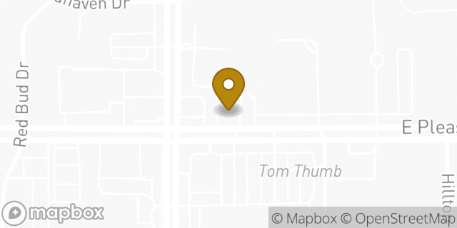 Map showing the location of Whataburger in Desoto, TX 75115