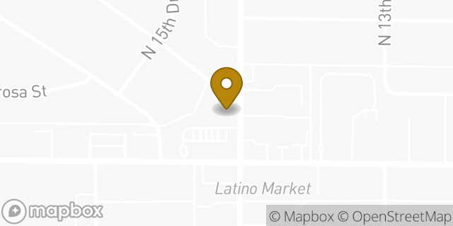 Map showing the location of Amazon Locker - Tuber in Phoenix, AZ 85015