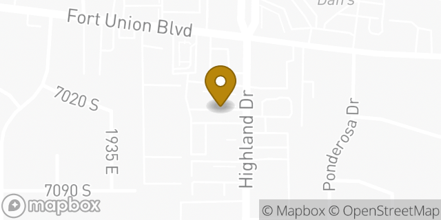 Map showing the location of McDonald's in Salt Lake City, UT 84121