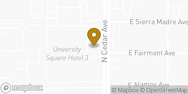 Map showing the location of 7-Eleven in Fresno, CA 93726