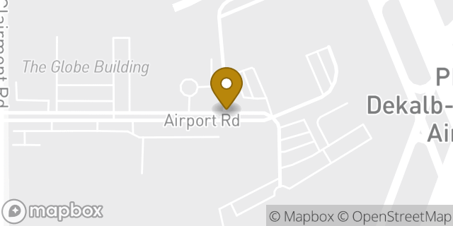 Map showing the location of Atlanta - Aero Center PDK (Private Flights Only) in Atlanta, GA 30341