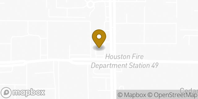 Map showing the location of McDonald's in Houston, TX 77055