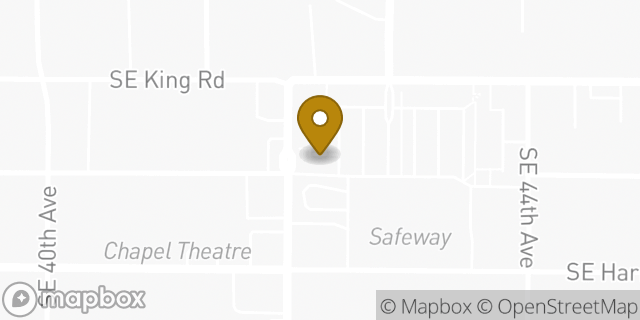 Map showing the location of Wells Fargo in Milwaukie, OR 97222