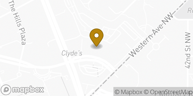 Map showing the location of Bright Horizons at Chevy Chase in Chevy Chase, MD 20815