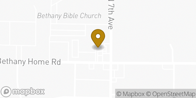 Map showing the location of Amazon Locker - Clavicle in Phoenix, AZ 85013