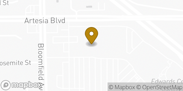 Map showing the location of Walmart in Cerritos, CA 90703