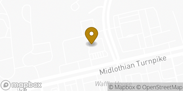 Map showing the location of Amazon Locker - Matson in North Chesterfield, VA 23225