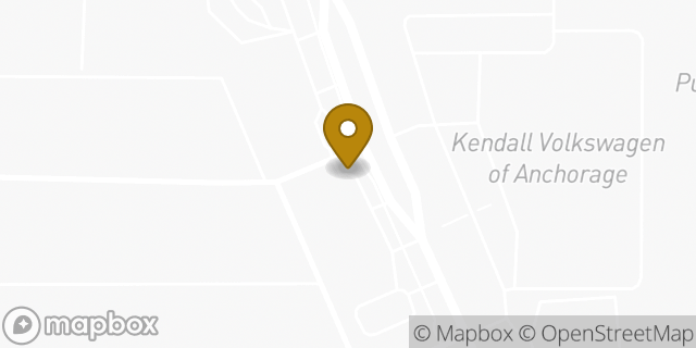 Map showing the location of Subway in Anchorage, AK 99518