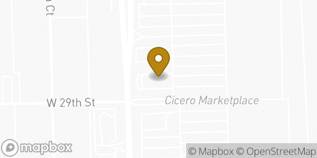 Map showing the location of McDonald's in Cicero, IL 60804