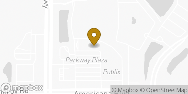 Map showing the location of The UPS Store in Orlando, FL 32839