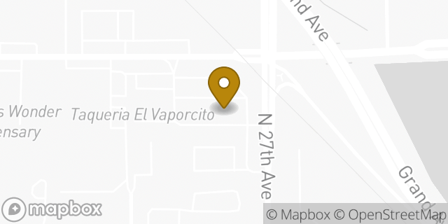 Map showing the location of Amazon Locker - Pippa in Phoenix, AZ 85009