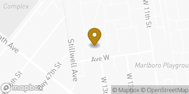 Map showing the location of Amazon Locker - Turnstile in Brooklyn, NY 11223