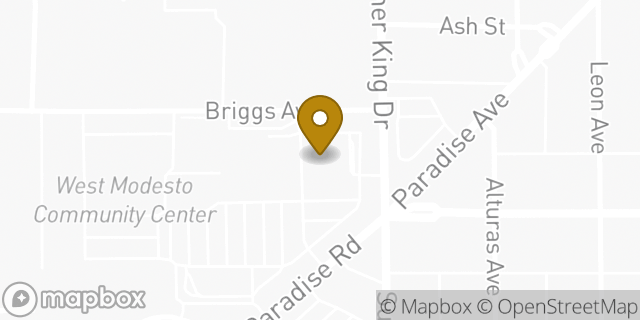 Map showing the location of ATM Walgreens in Modesto, CA 95351
