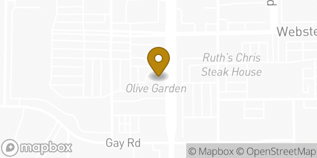 Map showing the location of Olive Garden in Winter Park, FL 32789