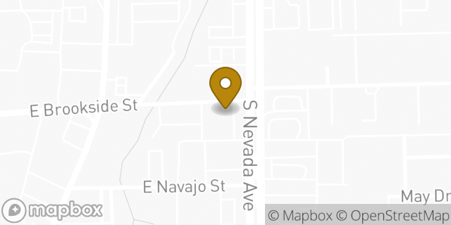 Map showing the location of EZPAWN in Colorado Springs, CO 80905