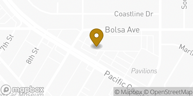 Map showing the location of MinuteClinic in Seal Beach, CA 90740