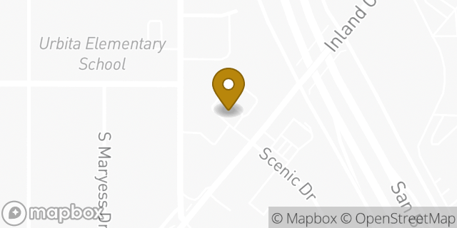 Map showing the location of ATM 7ELEVEN-FCTI in San Bernardino, CA 92410