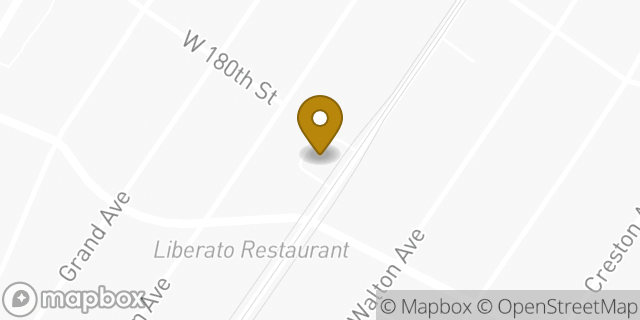 Map showing the location of McDonald's in Bronx, NY 10453