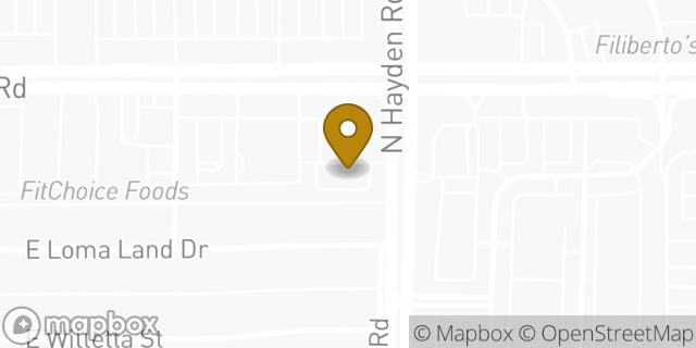 Map showing the location of McDonald's in Scottsdale, AZ 85257