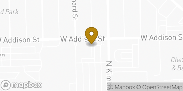Map showing the location of Amazon Locker - Deerpark in Chicago, IL 60618